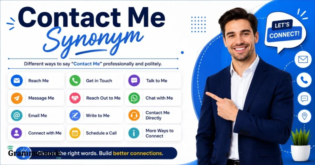 Contact Me Synonym