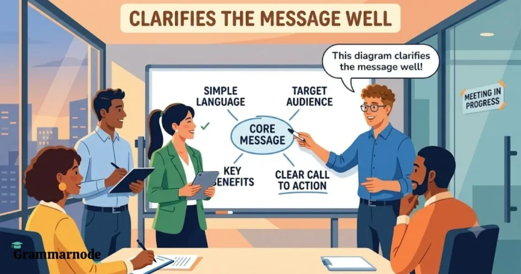 Clarifies The Message Well