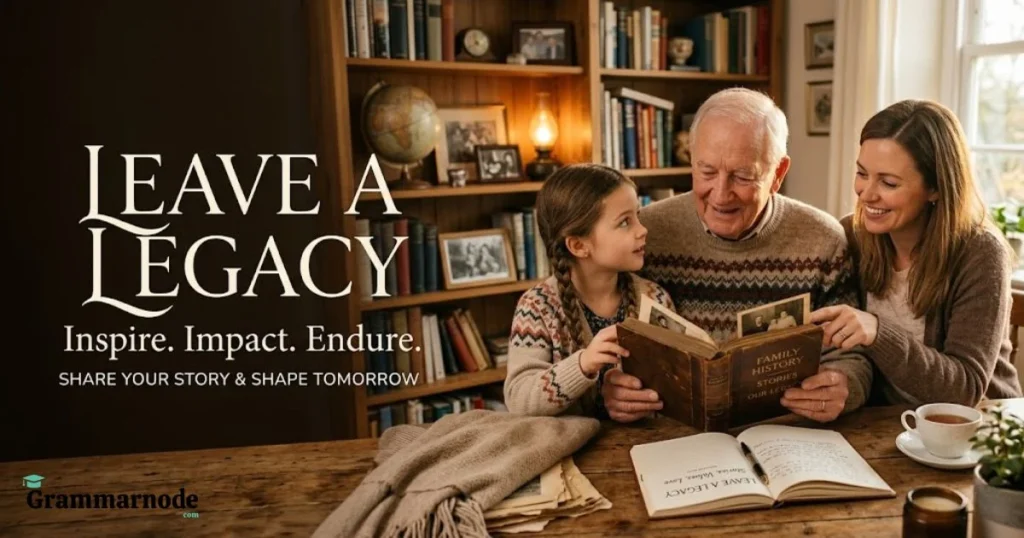 Leave A Legacy