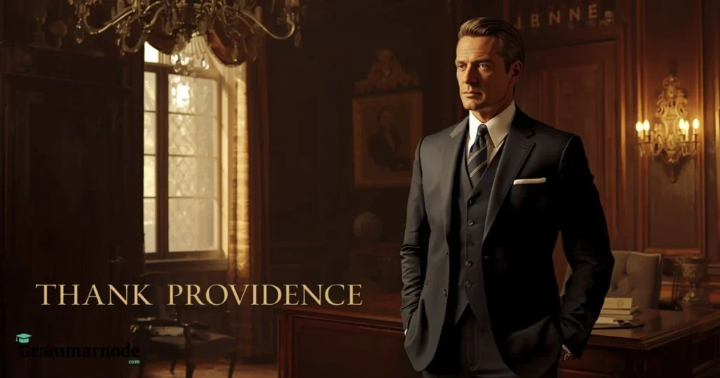 Thank Providence