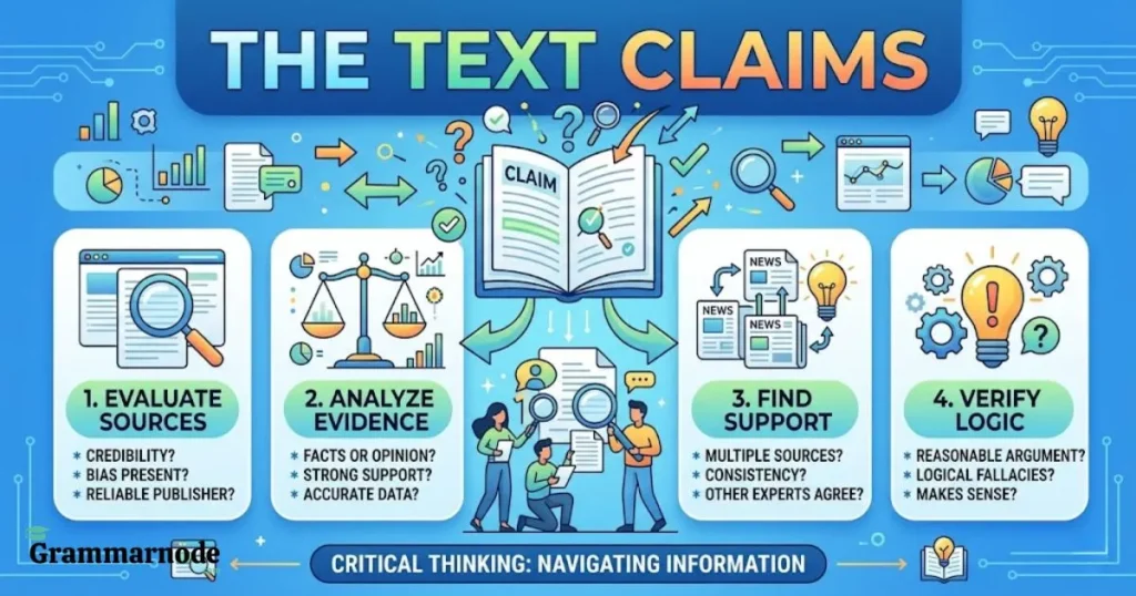 The Text Claims